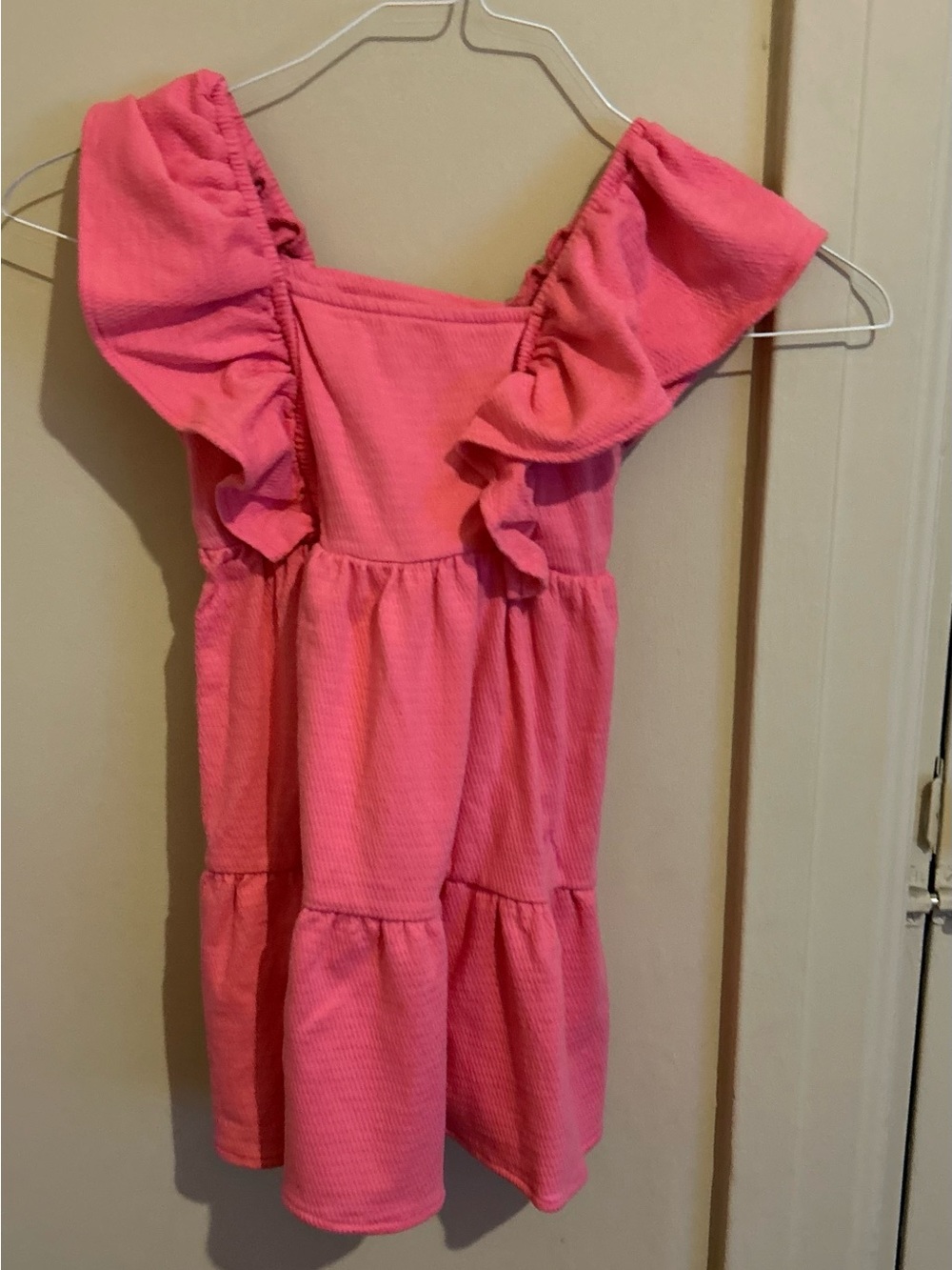 GAP Pink Ruffle Tiered Sundress